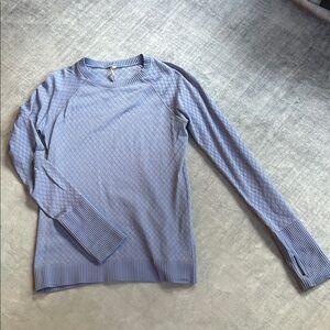lululemon athletica Blue Long Sleeve Top